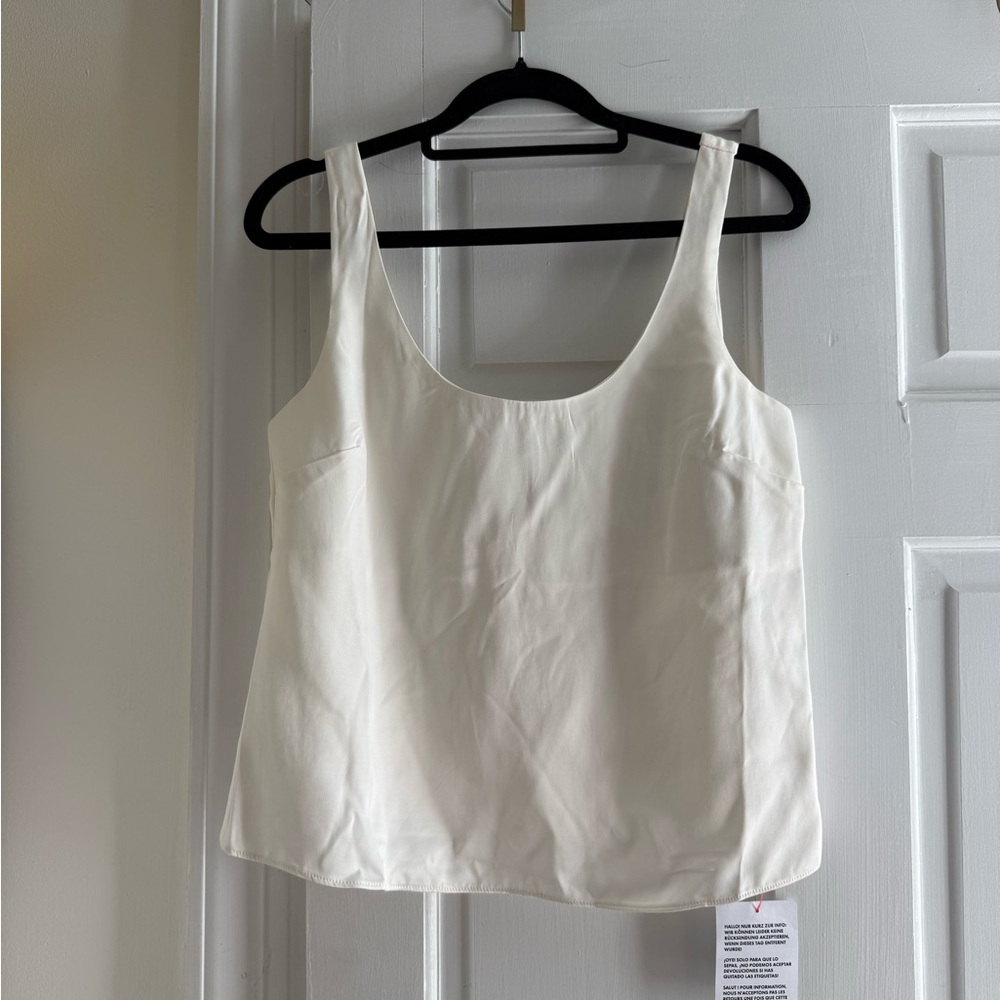 Topshop Cream Scoop Neck Camisole